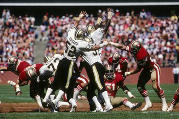 1980 Saints-49ers Action